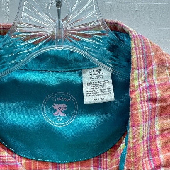 Wrangler western wear Twenty X Tailored Fit button down shirt women's xl - Picture 4 of 4